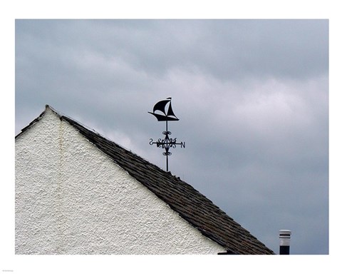 Framed Weathervane at Bellanoch Print