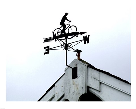 Framed Wesleyan Chapel Weathervane Print