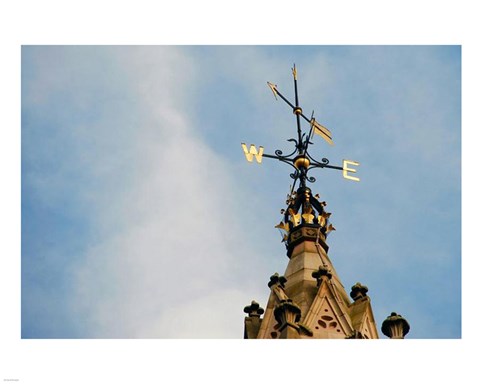 Framed Weathervane, Belfast Print