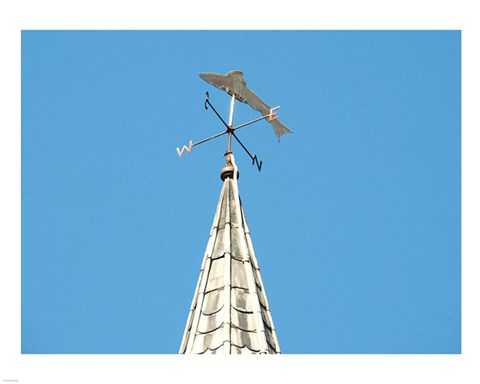 Framed Weathervane, St Patrick&#39;s Church, Armoy Print