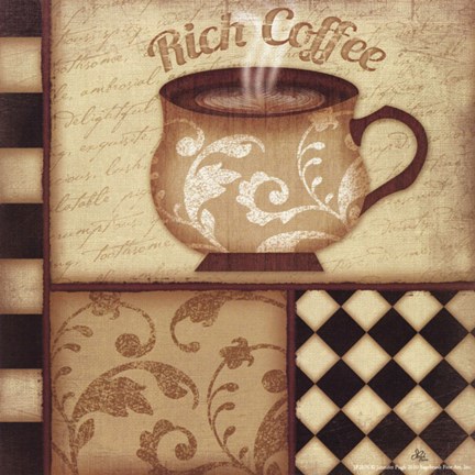 Framed Rich Coffee Print