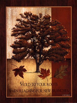 Framed Hold to Your Roots Print