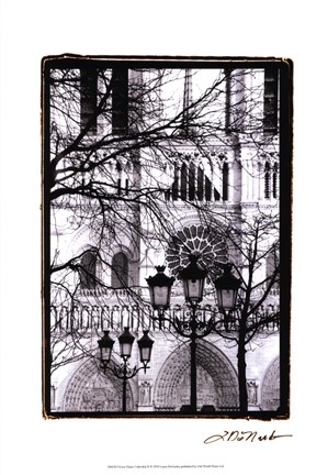 Framed Notre Dame Cathedral II Print