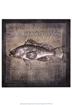 Framed Ocean Fish II Print