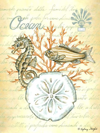 Framed Under the Sea III Print