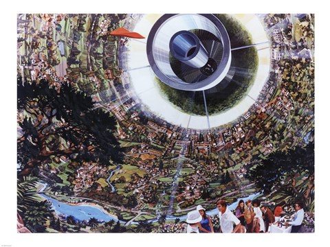 Framed Bernal Sphere Print