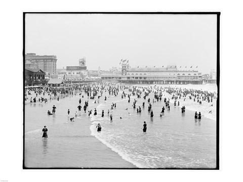 Framed Coney Island Print