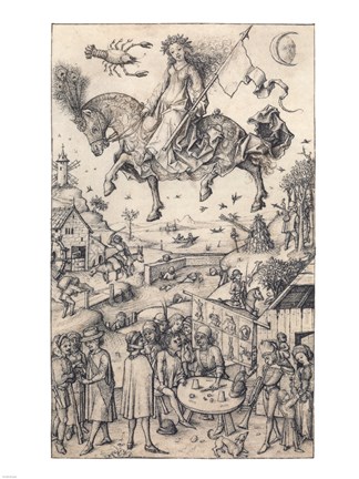 Framed Hausbuch Wolfegg Luna Print