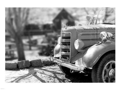 Framed Fire Engine -  Jerome, Arizona Print