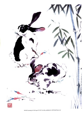 Framed Listening for McGregor! Print