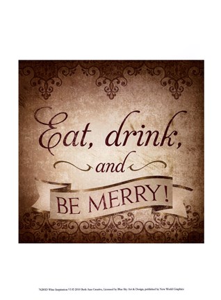 Framed Wine Inspiration VI Print