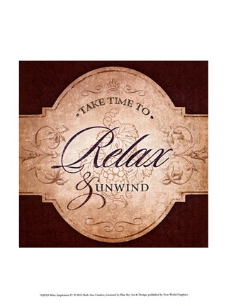 Framed Wine Inspiration IV Print