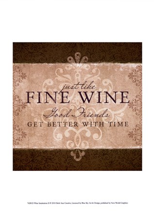 Framed Wine Inspiration II Print