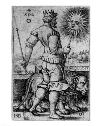 Framed Seven Planets - Leo Print