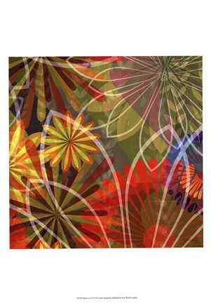 Framed Fluoresce IV Print