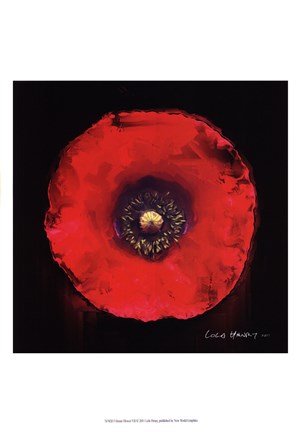 Framed Vibrant Flower VII Print