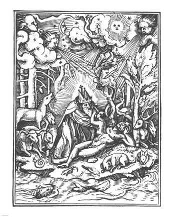 Framed Holbein Dance of  Death I Print