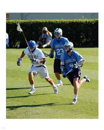 Framed UNC Duke Lacrosse Print