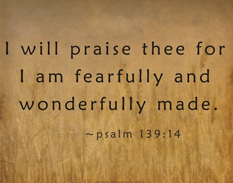 Framed I Will Praise Thee Print