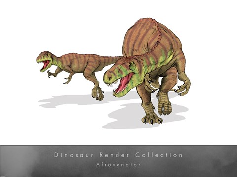 Framed Afrovenator Print