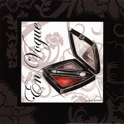 Framed Makeup Bag III Print