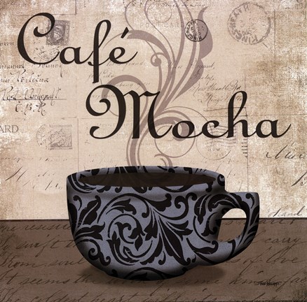 Framed Cafe Mocha Print