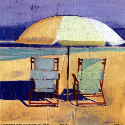 Framed SEATING FOR II Print