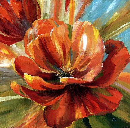 Framed Island Blossom II Print