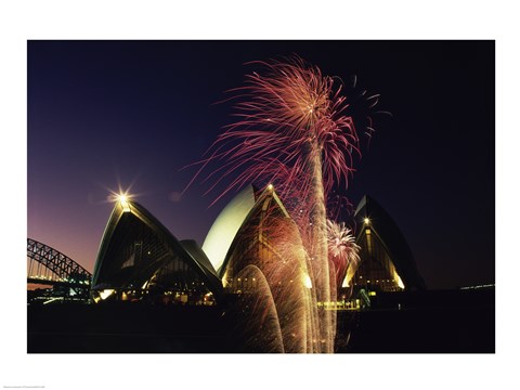 Framed Sydney Opera House Sydney Australia Print