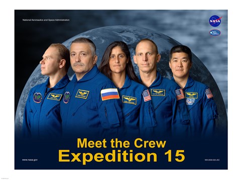 Framed Expedition 15 Crew Poster Print