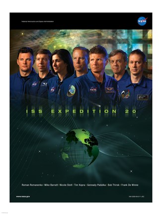 Framed Expedition 20 Crew Poster Print