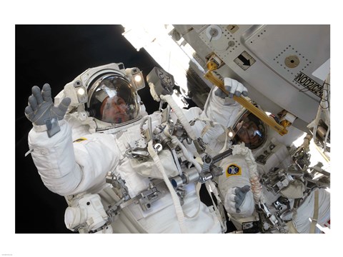 Framed Atlantis Crew Michael Foreman &amp; Randolph Bresnik Print