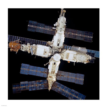 Framed Mir Space Station Print