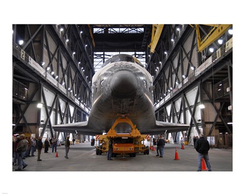 Framed STS-117 Atlantis VAB Print