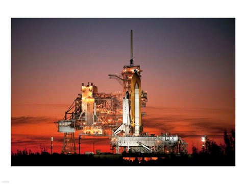 Framed STS-129 Atlantis Ready to Fly Print