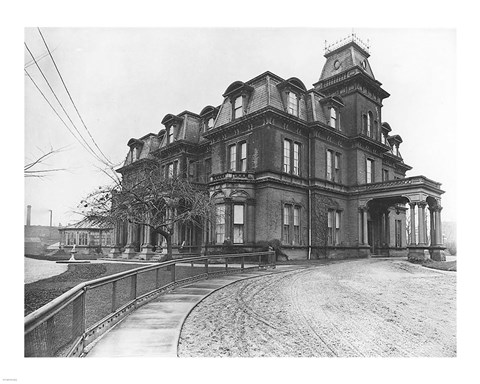 Framed Government House circa 1908 Print