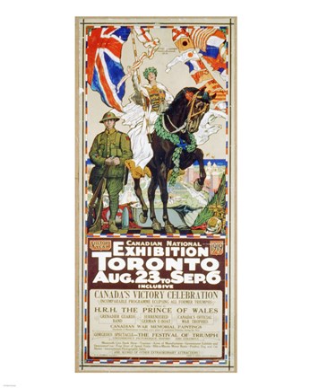 Framed Canadian National Exhibition Toronto Print