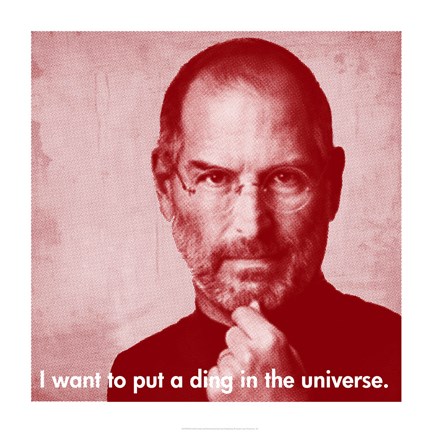 Framed Ding in the Universe Print