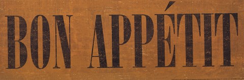 Framed Bon Appetit IV Print