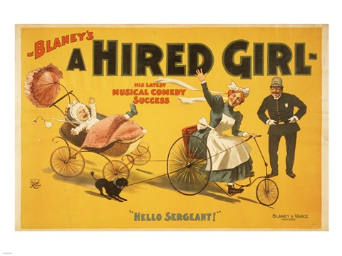 Framed Hired Girl Print