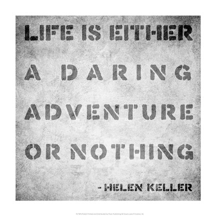 Framed Life Quote Print