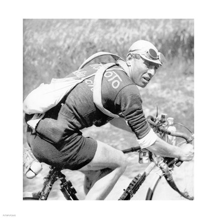 Framed Lucien Buysse in de Tour de France 1926 Print