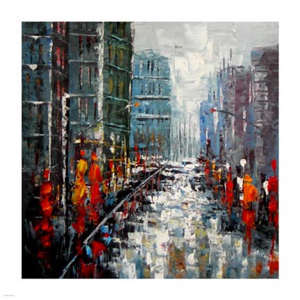 Framed City Landscape Print