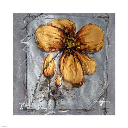 Framed Flower Study Print