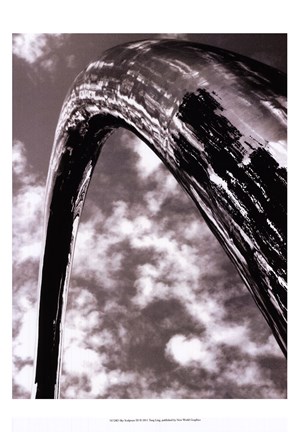 Framed Sky Sculpture III Print