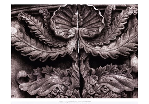 Framed Stone Carving VIII Print