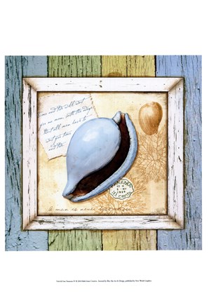Framed Sea Treasures IV Print