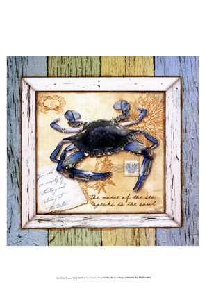 Framed Sea Treasures VII Print