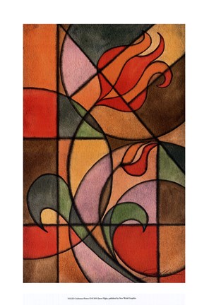 Framed Craftsman Flower II Print