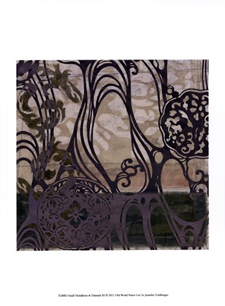 Framed Small Medallions &amp; Damask III Print